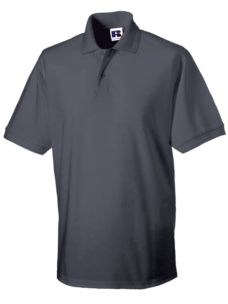 RUSSELL Polo Heavy Duty gris convoi personnalisable