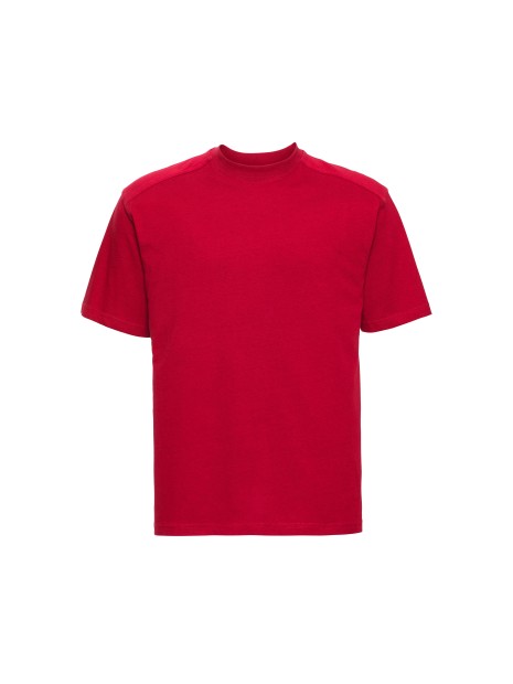 RUSSELL T-shirt Heavy Duty rouge classique personnalisable