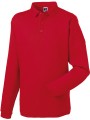RUSSELL Sweat-shirt Heavy Duty col polo rouge classique personnalisable