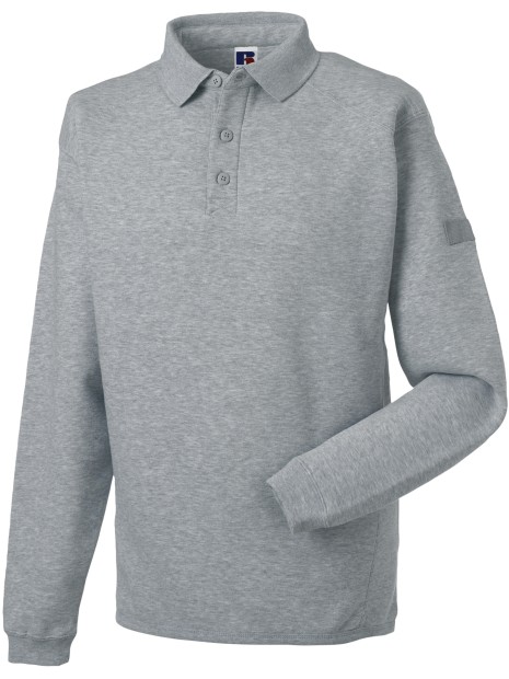 RUSSELL Sweat-shirt Heavy Duty col polo light oxford personnalisable