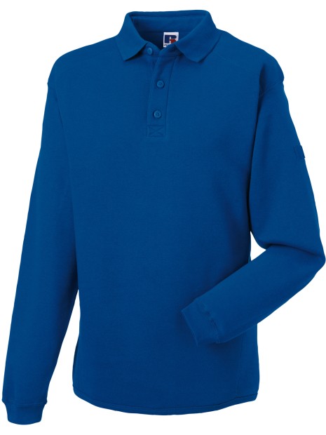 RUSSELL Sweat-shirt Heavy Duty col polo bright royal personnalisable
