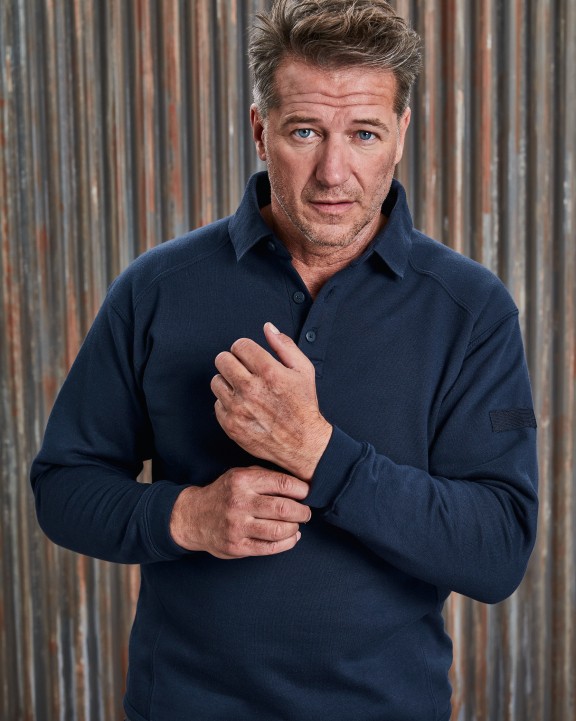 Sweat-shirt personnalisable RUSSELL Sweat-shirt Heavy Duty col polo