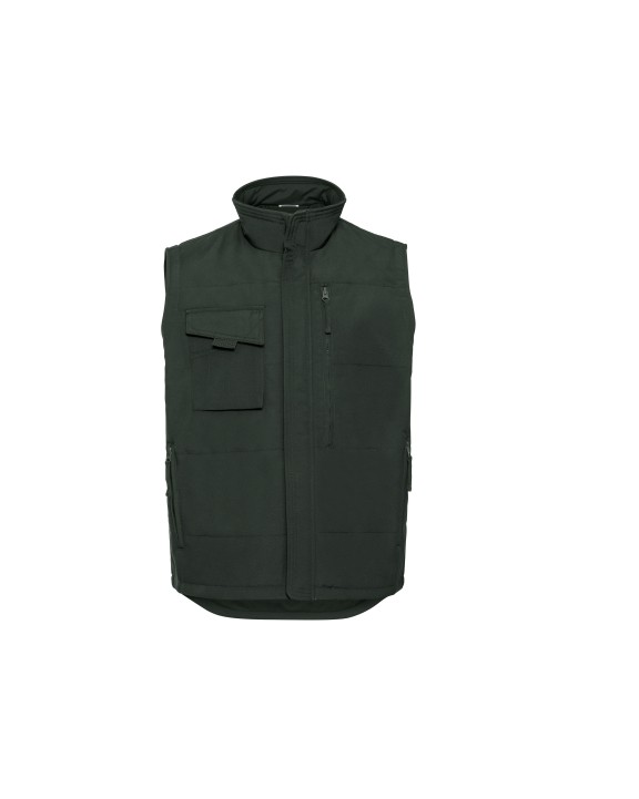 RUSSELL Heavy Duty Bodywärmer Jacke personalisierbar
