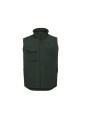 RUSSELL Bodywarmer Heavy Duty vert bouteille personnalisable