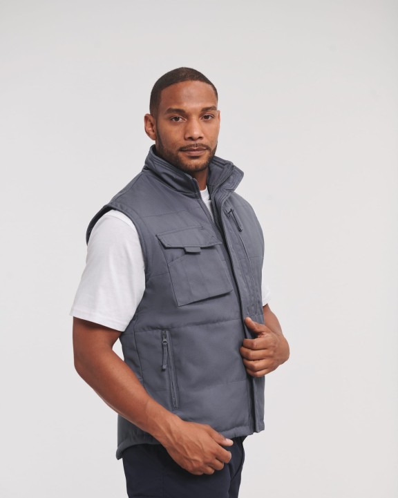 RUSSELL Heavy Duty Bodywärmer Jacke personalisierbar
