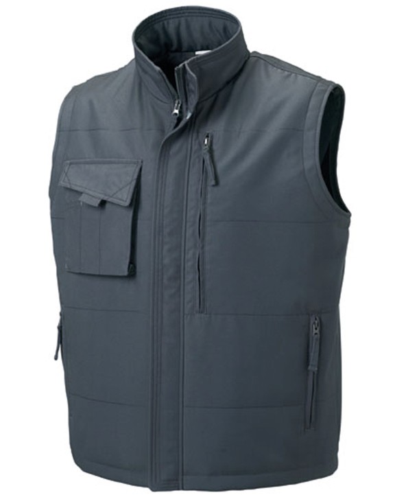 RUSSELL Heavy Duty Bodywärmer Jacke personalisierbar