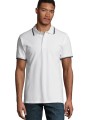 Polos à personnaliser SOL'S Practice blanc/bleu marine