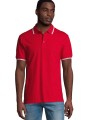 Polos à personnaliser SOL'S Practice rouge/blanc