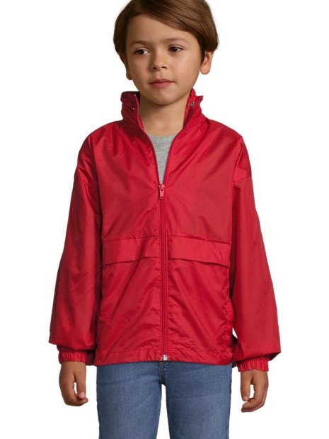 Vestes à personnaliser SOL'S Surf Kids rouge
