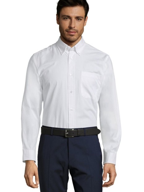 Chemises à personnaliser SOL'S Bel-air blanc
