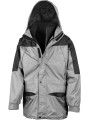 RESULT Parka 3 en 1 Alaska gris/noir personnalisable