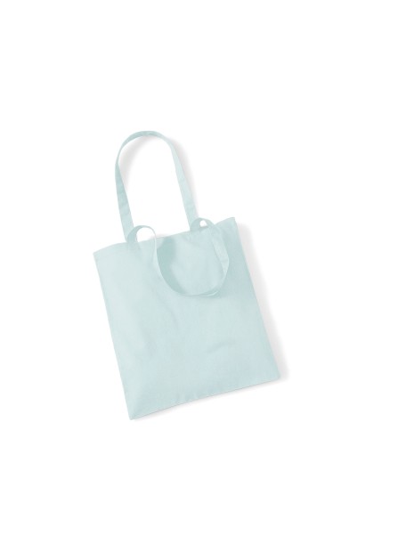 WESTFORDMILL Sac shopping à anses longues pastel mint personnalisable