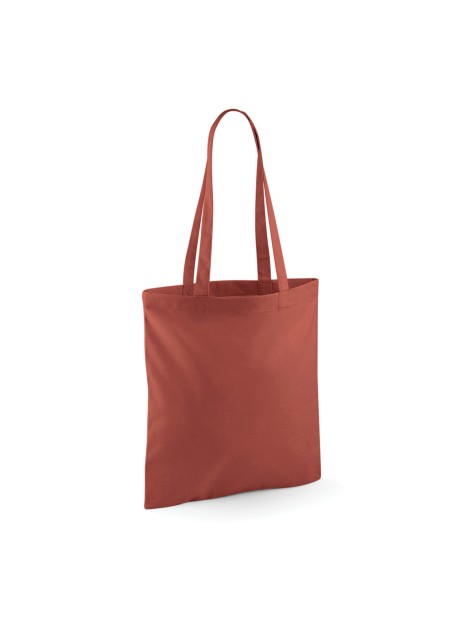 WESTFORDMILL Sac shopping à anses longues orange rust personnalisable