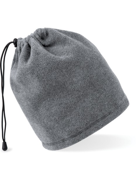 BEECHFIELD Bonnet / tour de cou Suprafleece™ charcoal personnalisable