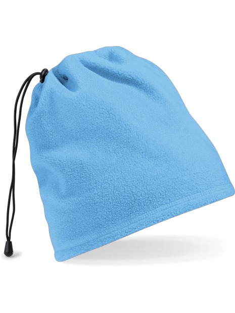 BEECHFIELD Bonnet / tour de cou Suprafleece™ bleu ciel personnalisable