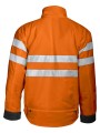 PROJOB 6407 JACKET - EN ISO 20471 CLASSE 3 orange/noir personnalisable
