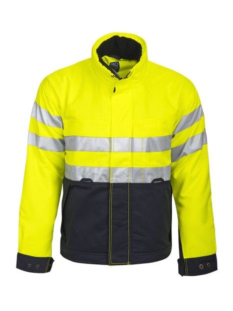 PROJOB 6407 JACKET - EN ISO 20471 CLASSE 3 jaune/noir personnalisable