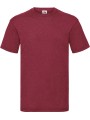 FOL T-shirt homme Valueweight (61-036-0) vintage heather rouge personnalisable