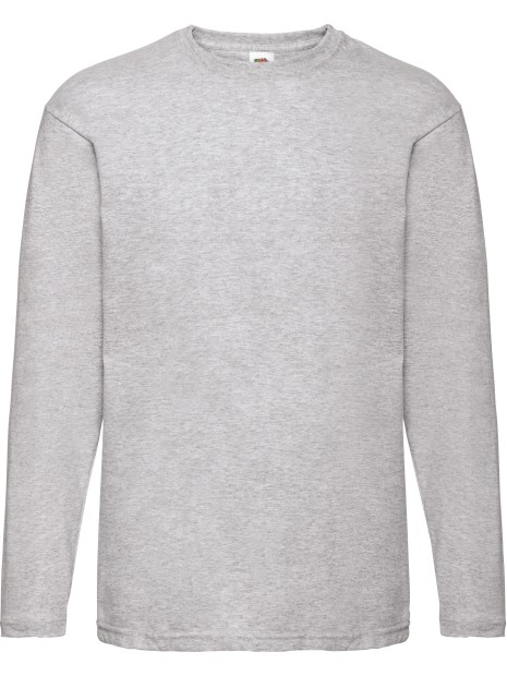 FOL T-shirt homme manches longues Valueweight (61-038-0) heather grey personnalisable