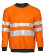 Sweat-shirt personnalisable PROJOB 6101 SWEATSHIRT CREWNECK - EN ISO 20471 CLASSE 3