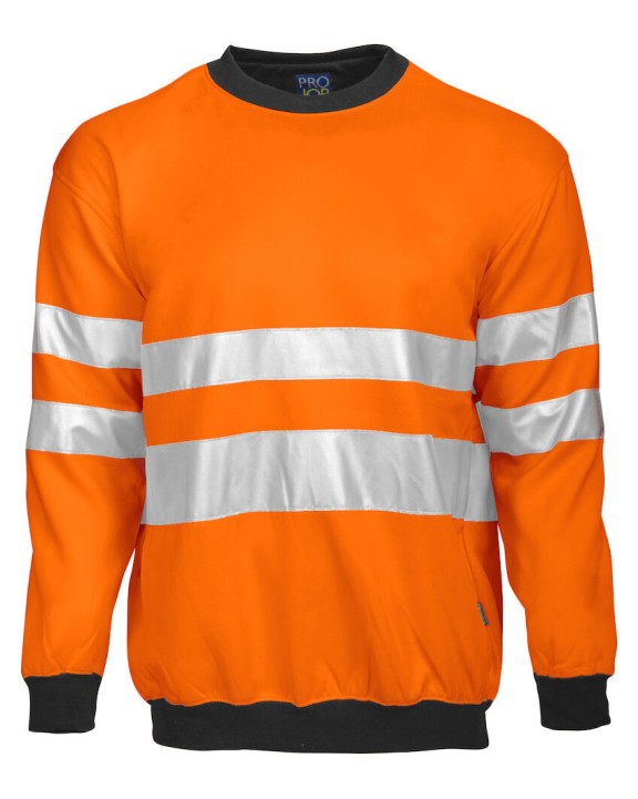 Sweat-shirt personnalisable PROJOB 6101 SWEATSHIRT CREWNECK - EN ISO 20471 CLASSE 3