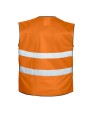 PROJOB 6703 WESTE EN ISO 20471 KLASSE 2 Warnweste personalisierbar