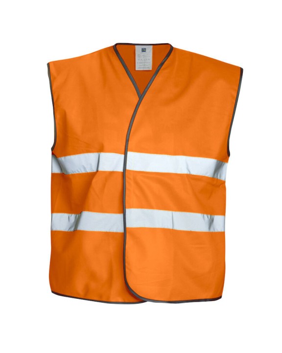 PROJOB 6703 WESTE EN ISO 20471 KLASSE 2 Warnweste personalisierbar