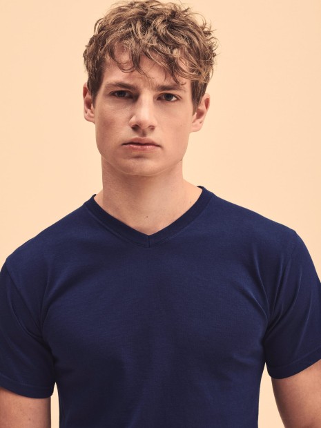 T-Shirts à personnaliser FOL T-shirt homme col v Valueweight (61-066-0) 