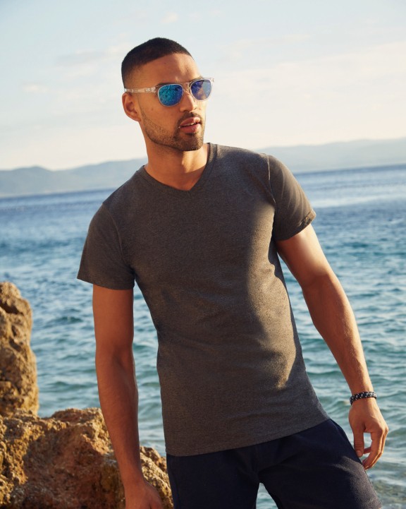 T-shirt personnalisable FOL T-shirt homme col v Valueweight (61-066-0)