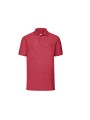 FOL Polo homme 65/35 (63-402-0) HEATHER RED personnalisable