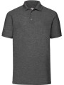 FOL Polo homme 65/35 (63-402-0) heather grey fonce personnalisable