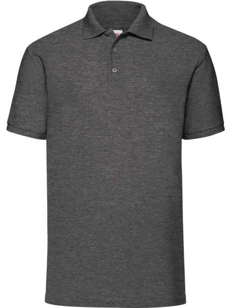 FOL Polo homme 65/35 (63-402-0) heather grey fonce personnalisable