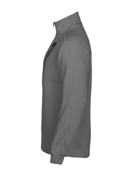 PROJOB 2120 SWEAT 1/2 ZIP stone grey personnalisable