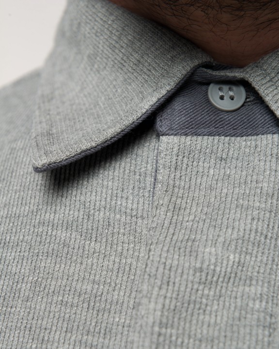 KARIBAN French rib > langarm-poloshirt Poloshirt personalisierbar