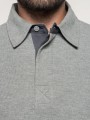 Polos à personnaliser KARIBAN French rib > polo côtelé manches longues 