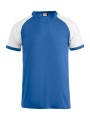 CLIQUE Raglan-T bleu royal personnalisable