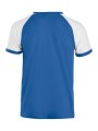 CLIQUE Raglan-T bleu royal personnalisable