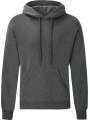 FOL Sweat-shirt capuche Classic (62-208-0) heather grey fonce personnalisable