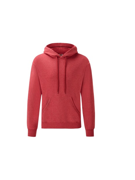 FOL Sweat-shirt capuche Classic (62-208-0) HEATHER RED personnalisable
