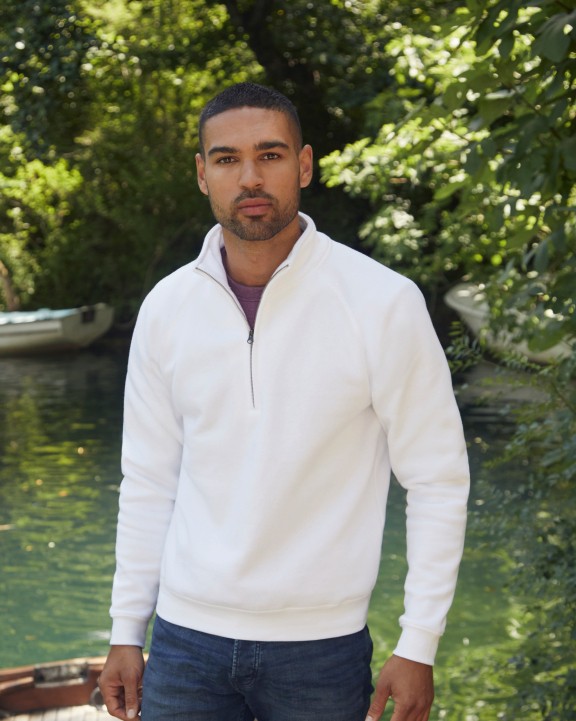 Sweater FOL Premium Sweater met Ritskraag (62-032-0) voor bedrukking &amp; borduring