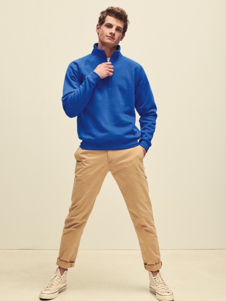Sweat-shirts à personnaliser FOL Sweat-shirt col zippé Premium (62-032-0) 