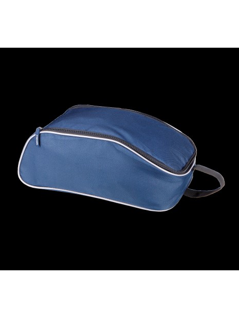 KIMOOD Sac range-chaussures bleu marine/gris ardoise personnalisable