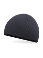 BEECHFIELD TWO-TONE PULL-ON BEANIE graphite/noir personnalisable