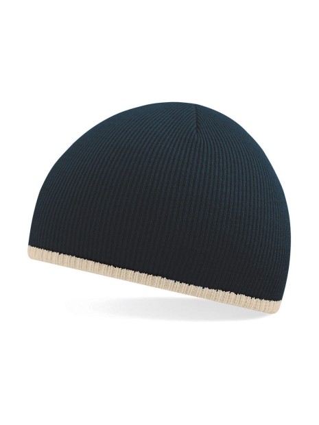 BEECHFIELD TWO-TONE PULL-ON BEANIE  personnalisable