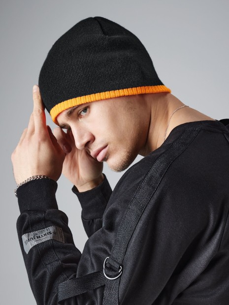 Bonnets, Écharpes & Gants à personnaliser BEECHFIELD TWO-TONE PULL-ON BEANIE 