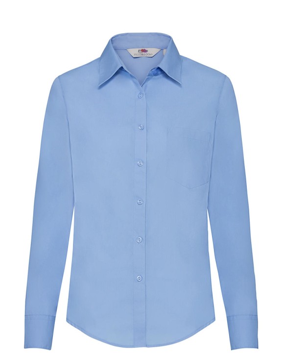 Chemise personnalisable FOL LADIES LONG SLEEVE POPLIN SHIRT