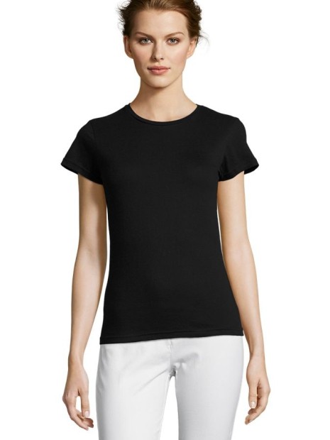 T-Shirts à personnaliser SOL'S Miss noir profond