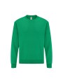 FOL Sweat-shirt col rond Classic (62-202-0) retro heather green personnalisable