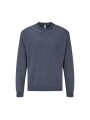 FOL Sweat-shirt col rond Classic (62-202-0) vintage heather navy personnalisable