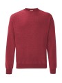 FOL Sweat-shirt col rond Classic (62-202-0) HEATHER RED personnalisable